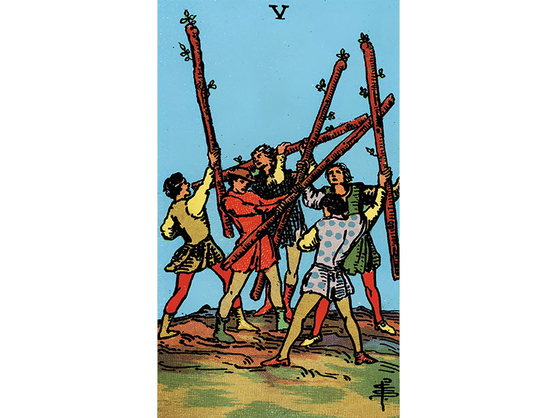 Five of Wands