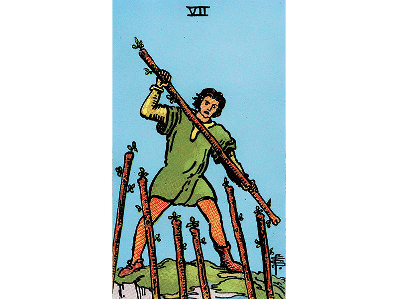 Seven of Wands